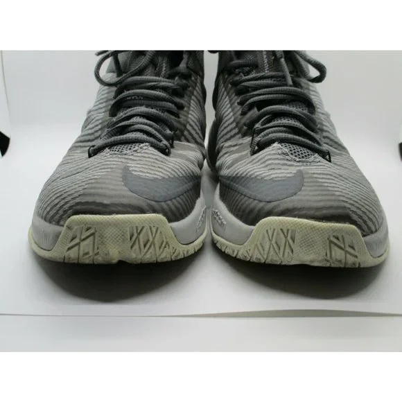 Nike Zoom Clear Out Men's Basketball Shoes SIZE 8.5 GREY/WHITE  Style 844370-002 - Picture 5 of 10